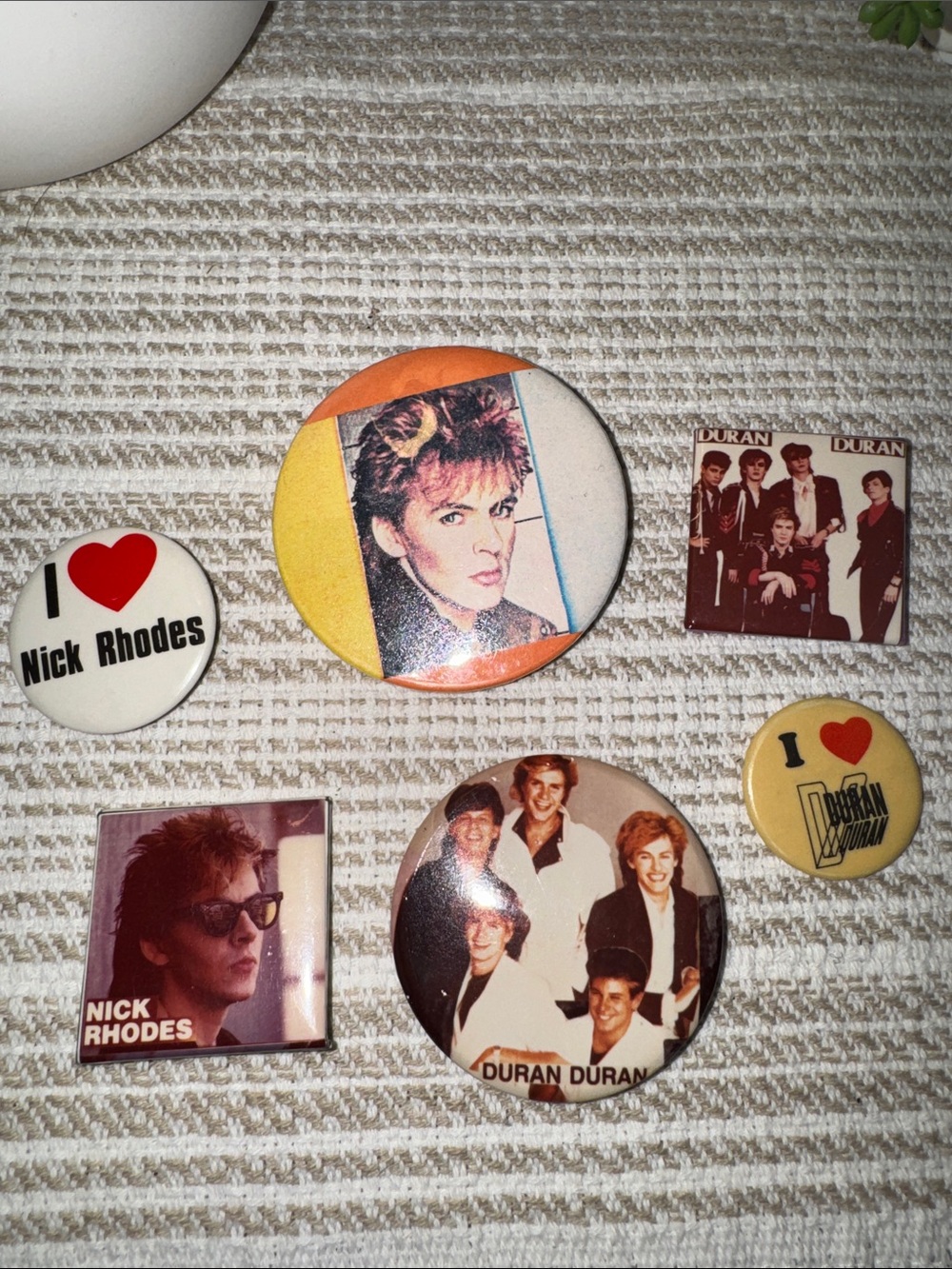 Duran Duran Vintage Pins